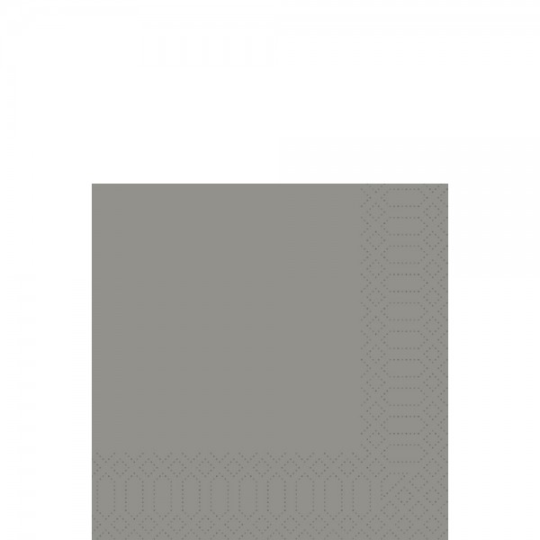 DUNI Zelltuch Serviette 33x33 cm 1/8F. granite grey
