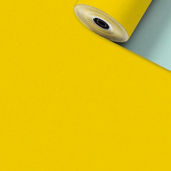 Stewo Geschenkpapier Rolle 30cm 200Meter Uni matt gelb