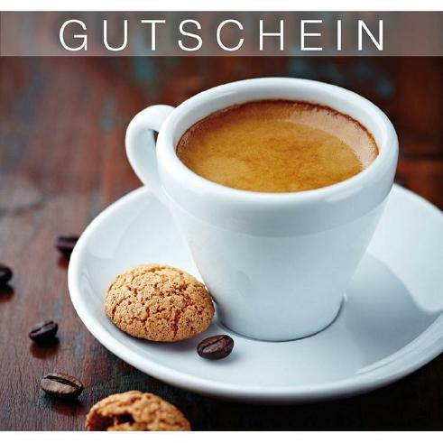 Gutschein-Klappkarte Espresso