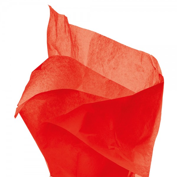 Seidenpapier Bogen 50x76 cm rot
