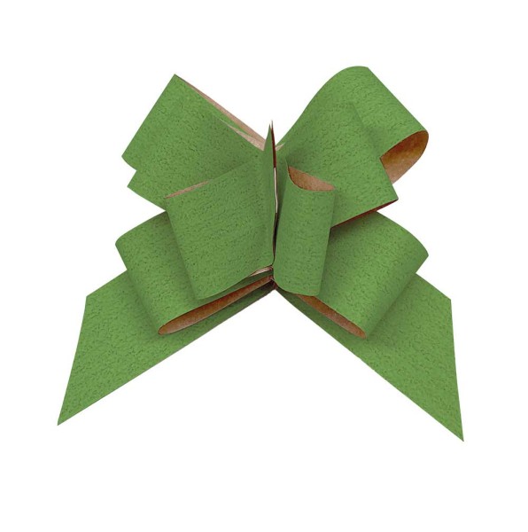 Ziehschleife Papier Ø5cm 15mm grün